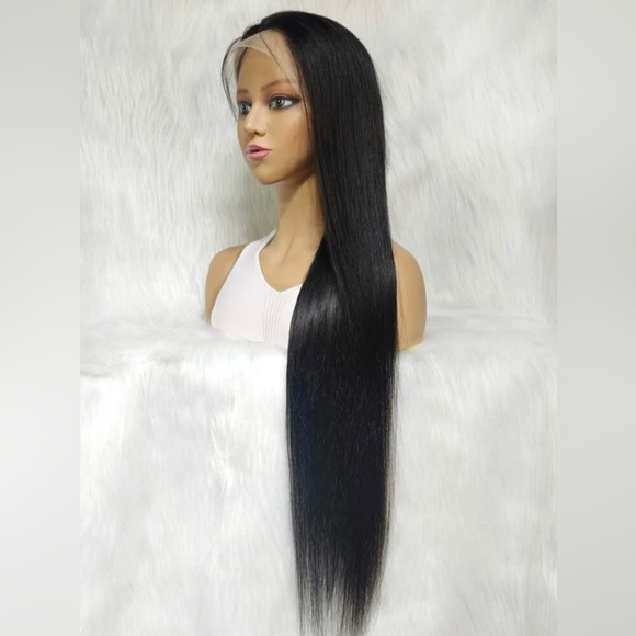 13*4 Lace Front 180% Density Long Straight Human Hair Wig...